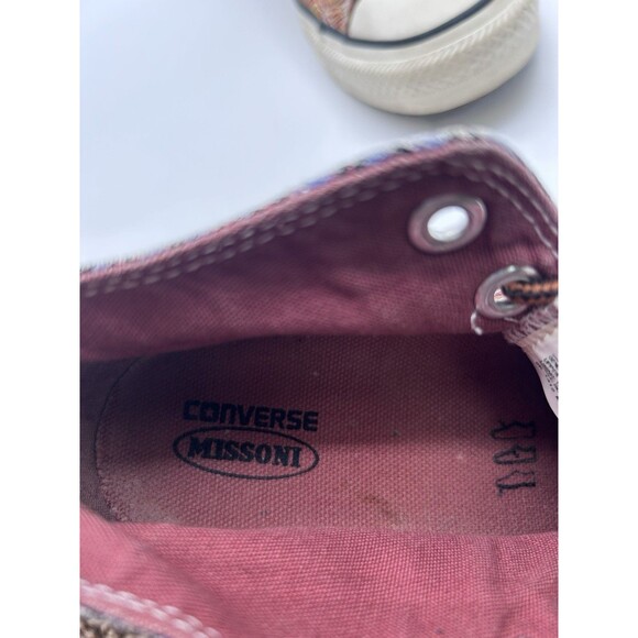 Converse Chuck Taylor x Missoni Chevron Lux Hidden Wedge Hi Top Shoes Size 8 - Picture 6 of 7